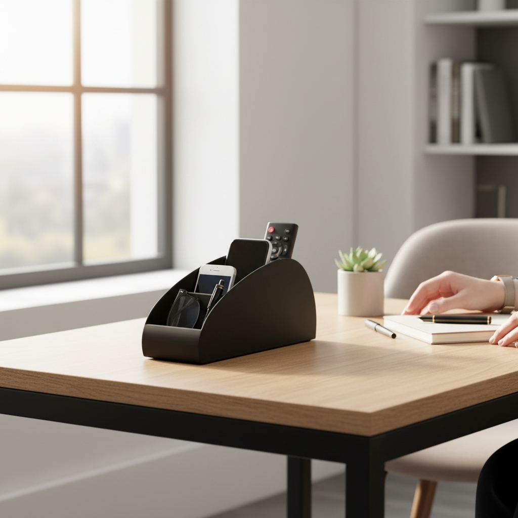 Modern Remote & More Organizer - View 4